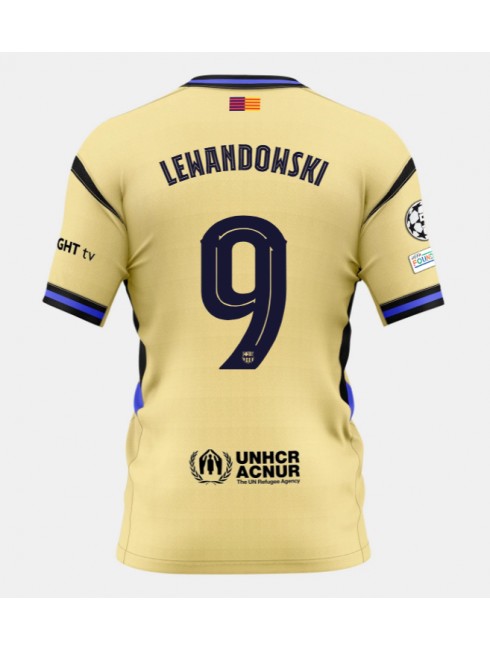 Barcelona Robert Lewandowski #9 Replika Borta Kläder 2025-26 Kortärmad Barcelona Robert Lewandowski #9 Replika Borta Kläder 2025-26 Kortärmad